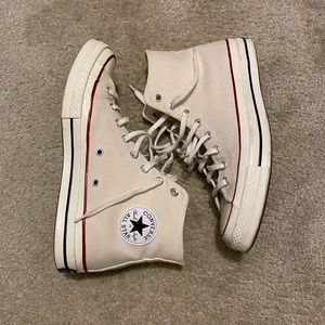 Cream High-Top Converse Chuck 70s